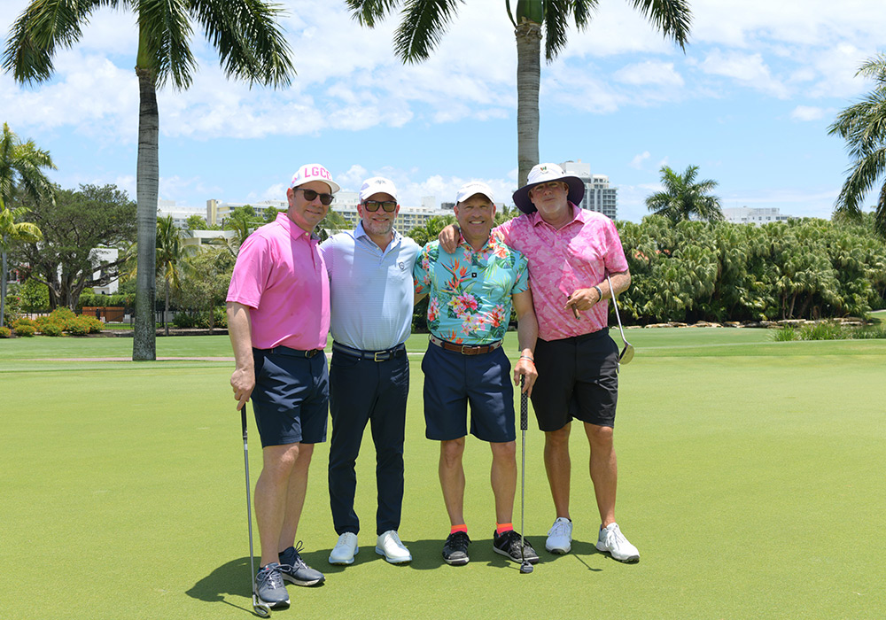 Voices For Children 2022 Golf Tournament: Jeff Lagowitz, Brad Meltzer, Marc Spector, Rick Schatz