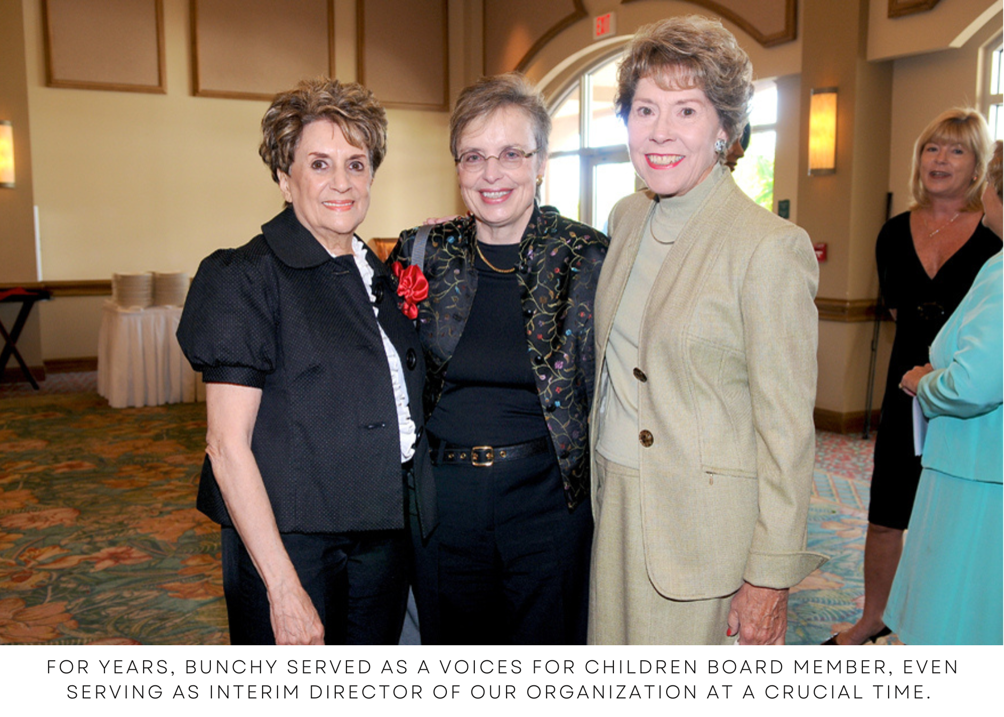 Bunchy Gertner with Judge Lerderman and Johan Askowitz at a Be A Voice Luncheon