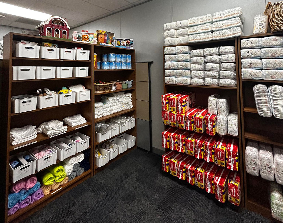 Voices For Children Foundation's Comfort Closet offers children in foster care a dedicated space where they can fill up on basic necessities and comfort items.